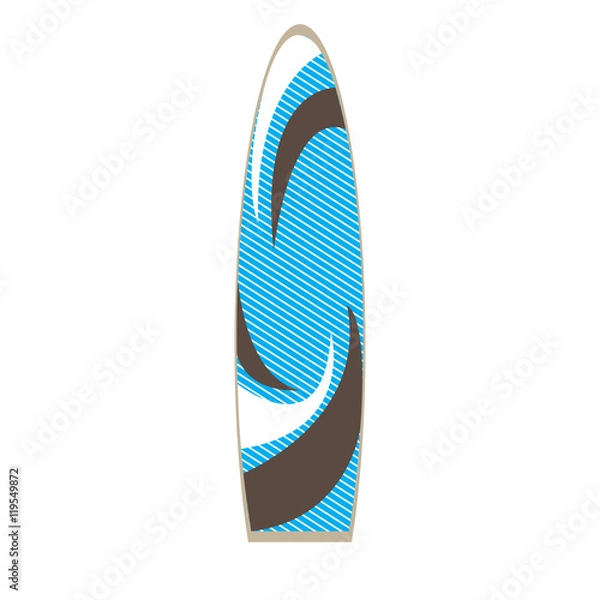 Obraz Isolated Surfboard