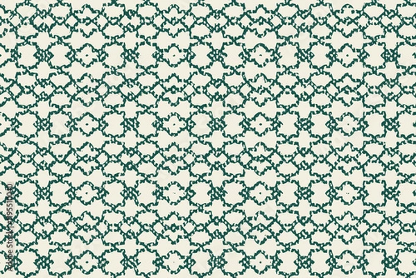 Fototapeta Geometrical with abstract texture Pattern in high definition texture isolated on white canvas with trending colors
