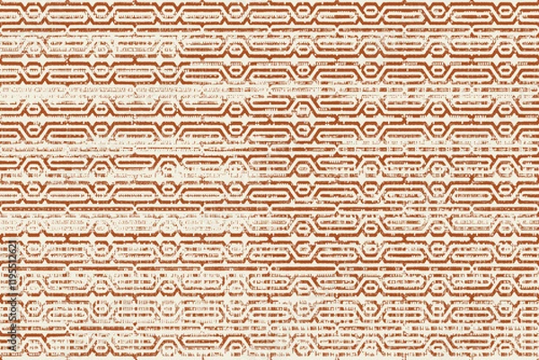 Obraz Geometrical with abstract texture Pattern in high definition texture isolated on white canvas with trending colors
