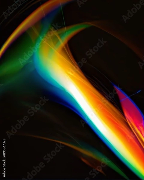 Fototapeta Creative energy burst in neon colors