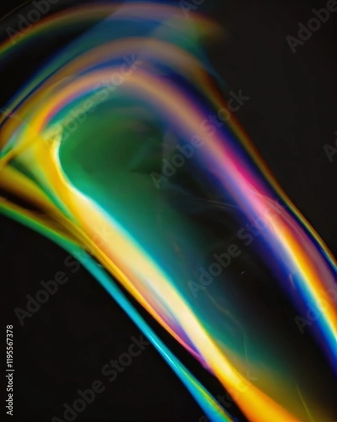 Fototapeta Vivid glowing light in abstract design