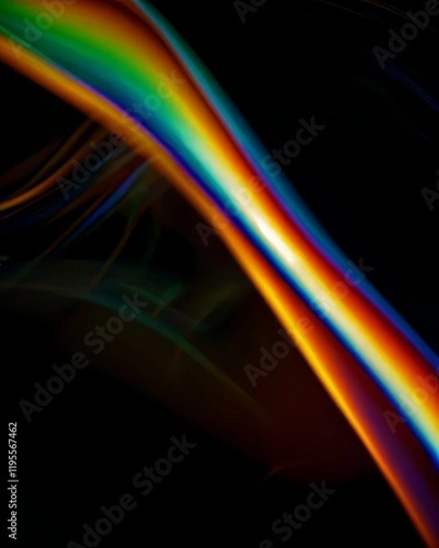 Fototapeta Colorful spectrum flow in dynamic design