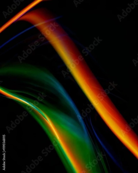 Fototapeta Creative energy burst in neon colors