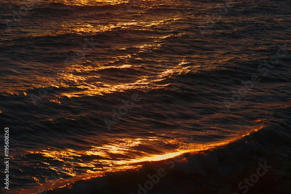 Obraz Photo of a beautiful unusual sunset