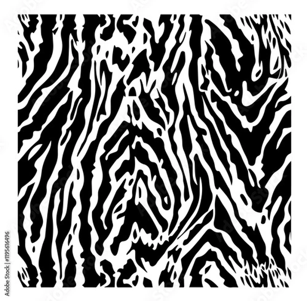 Fototapeta zebra pattern black and white abstract animal skin design