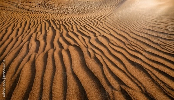 Fototapeta sand pattern texture for background brown desert pattern from tropical beach