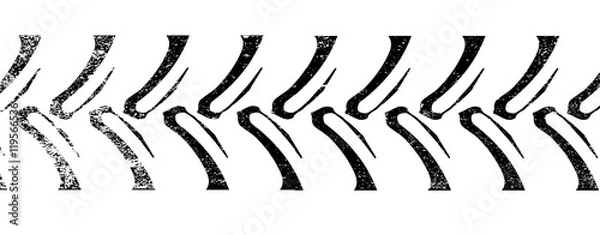 Fototapeta Ciągnik Bieżnika Grunge