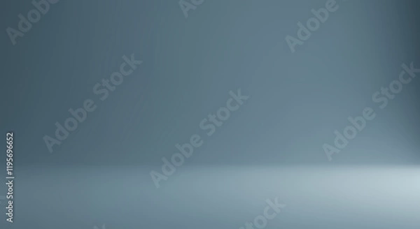 Obraz Simple Blue Gradient Background, Studio Backdrop for Product Photography