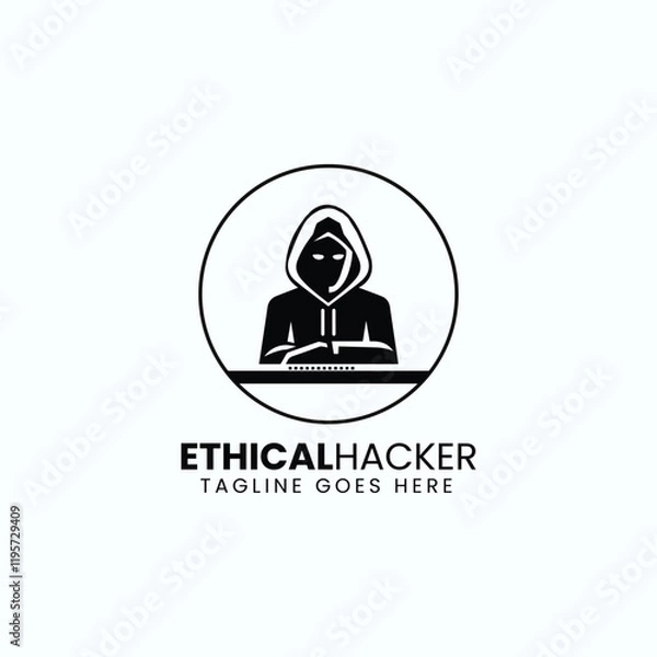 Obraz Hacker Logo Design for Ethical Hacking Company