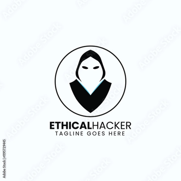 Obraz Hacker Logo Design for Ethical Hacking Company