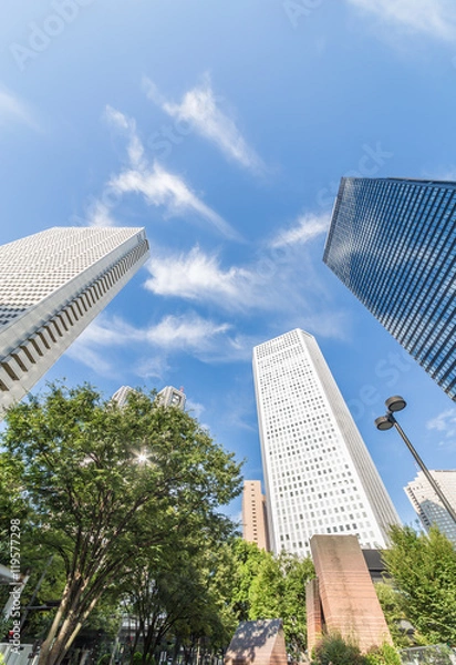 Fototapeta 新宿高層ビル群