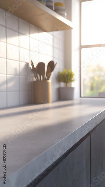 Obraz kitchen table top, copy space