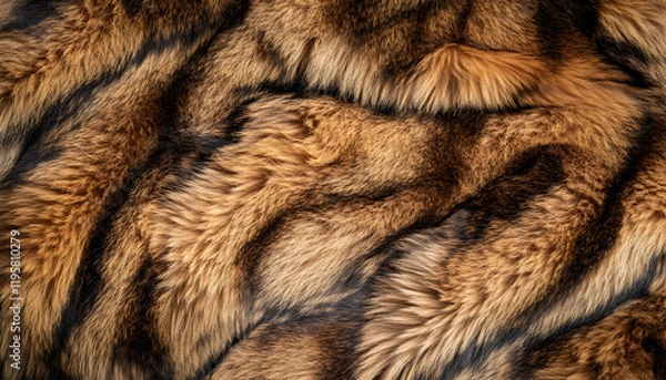 Obraz Close up of tiger fur background