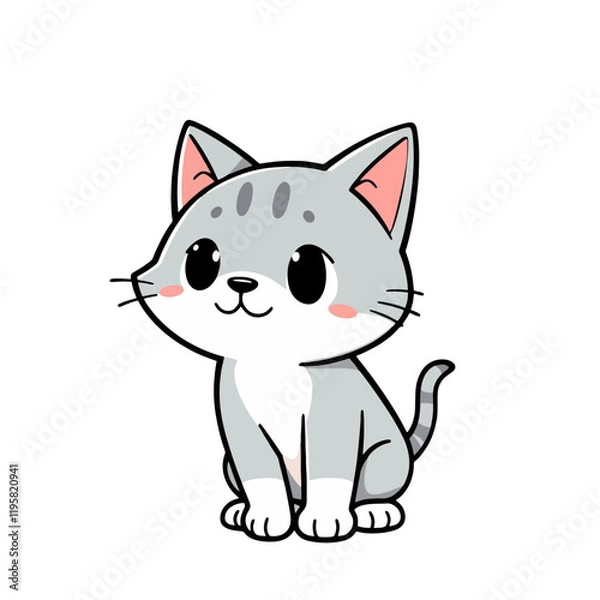 Fototapeta Cat vector illustration