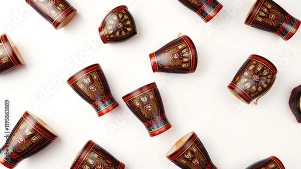 Fototapeta Patterned Pots