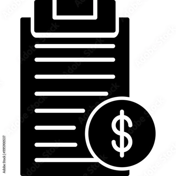 Fototapeta Clipboard Icon