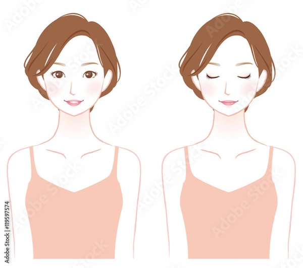 Fototapeta 40代女性　美容　スキンケア