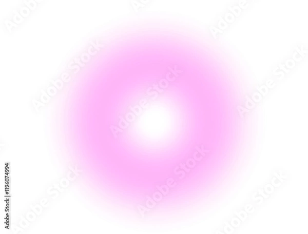Fototapeta pink glowing gradient aura isolated transparent background 