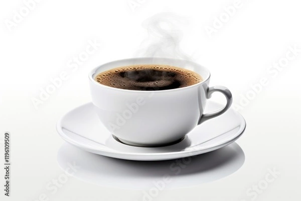 Fototapeta Coffee cup saucer drink.