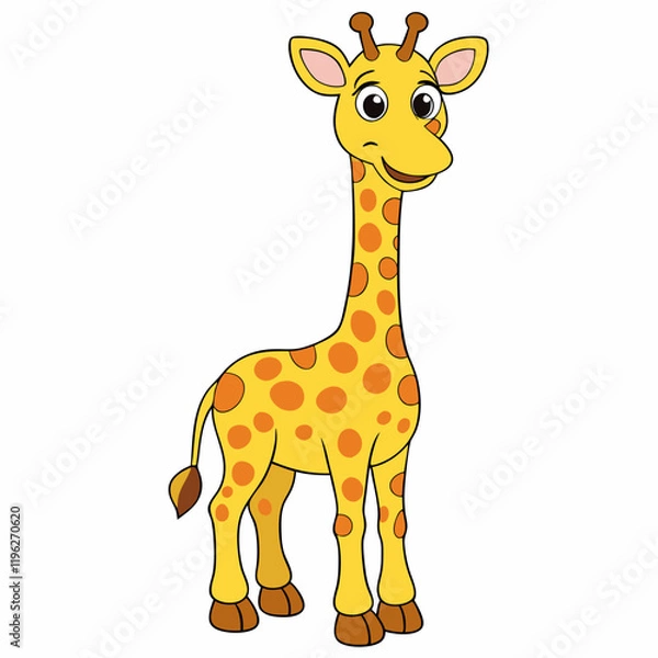 Fototapeta giraffe vector illustration