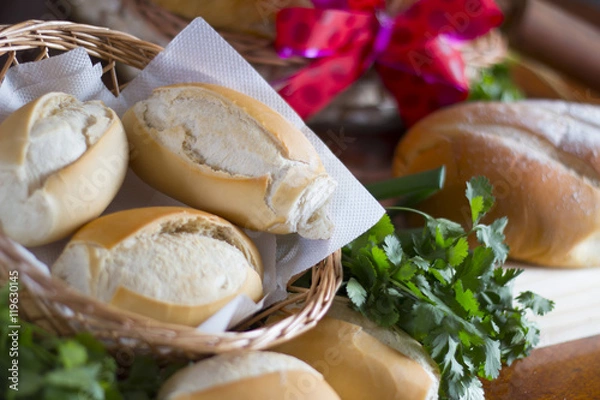 Obraz Pão na mesa