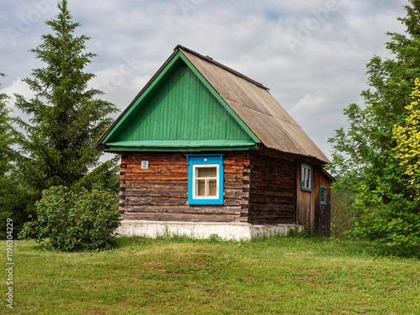 Obraz Southern Urals, Bashkortostan, Assumption of St. George Monastery "Holy Bushes": monks' cells.