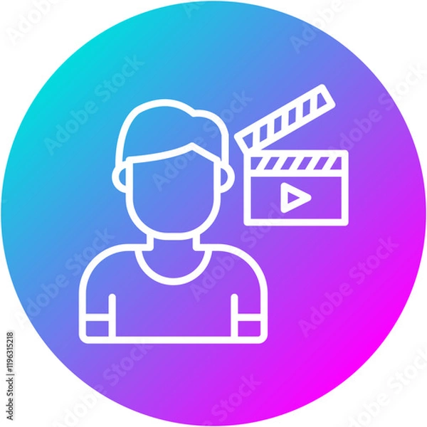 Fototapeta Film Buff Icon