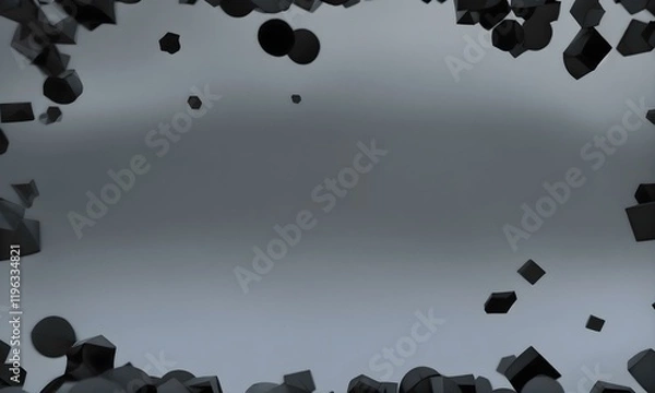 Fototapeta Seamless Soft Grey Background Texture
