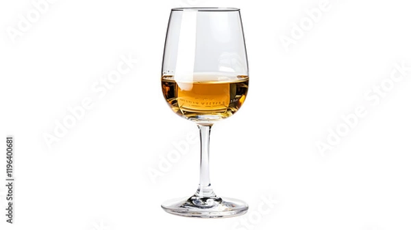 Obraz Pouring elegance wine glass studio stock photo isolated front view beverage artistry