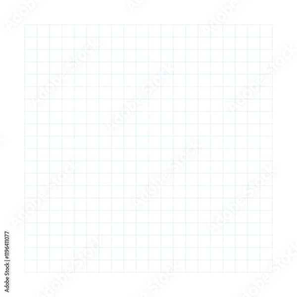 Fototapeta シンプルな方眼紙の背景　薄いブルー
Simple graph paper background, light blue