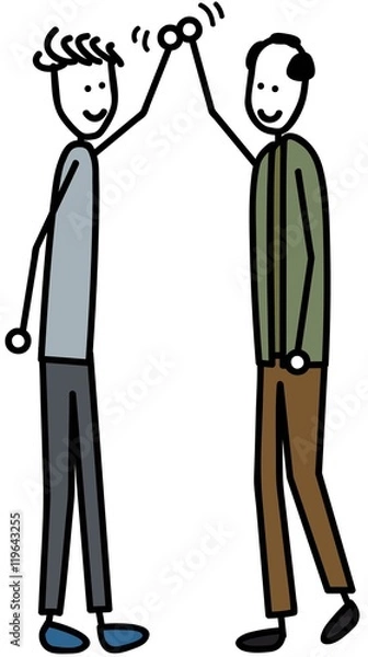 Fototapeta High-Five