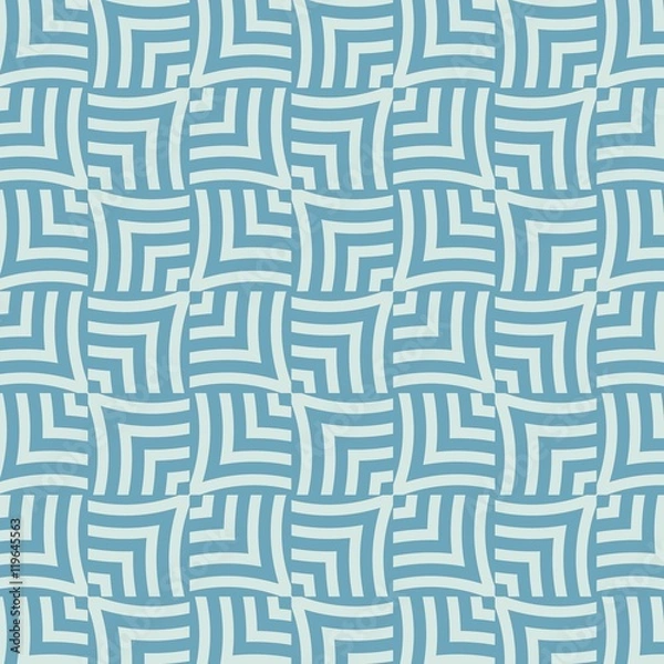 Obraz geometric braided traditional scale seamless pattern