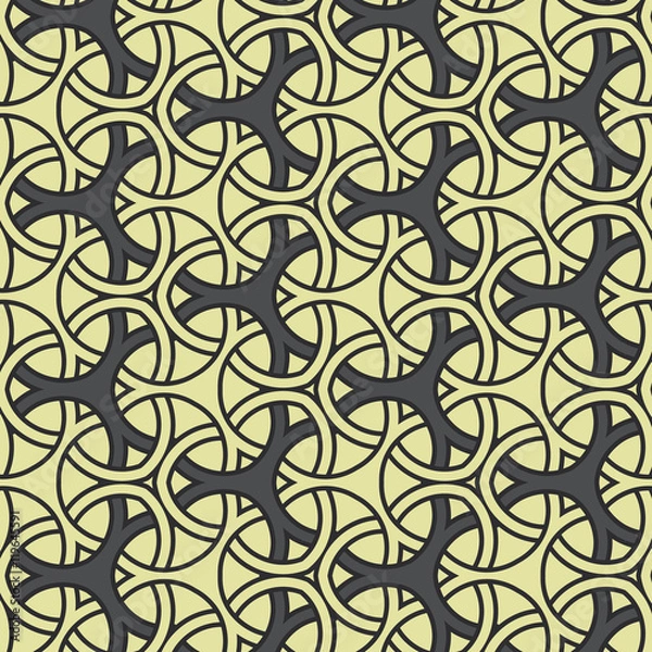 Obraz traditional geometric tile seamless pattern