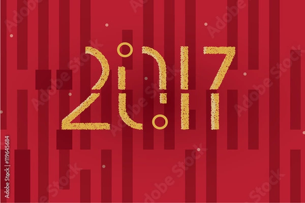 Obraz Happy New Year 2017