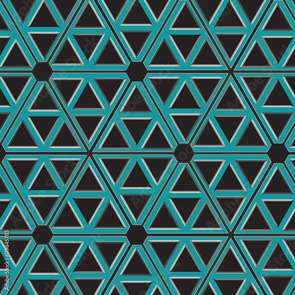 Obraz seamless pattern industrial grid