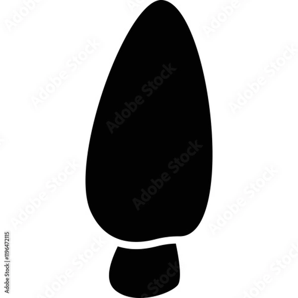 Fototapeta Simple vector icon mushroom
