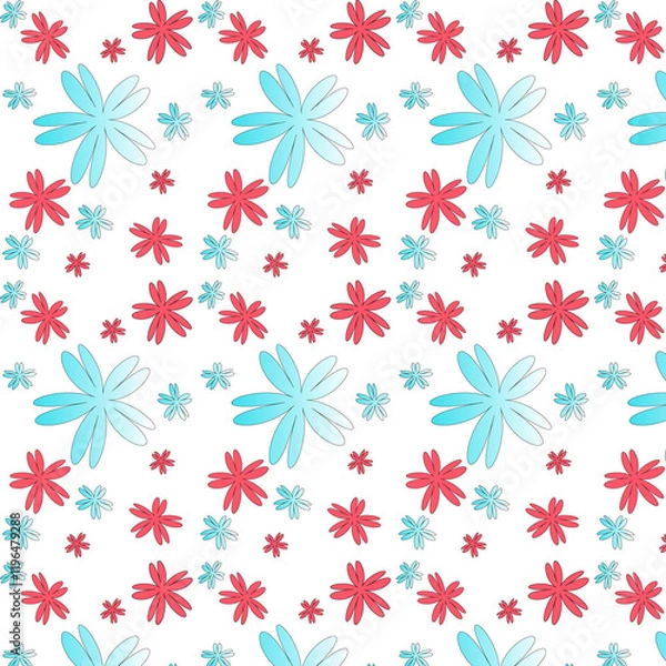 Obraz pattern with flowers ,seamless flower