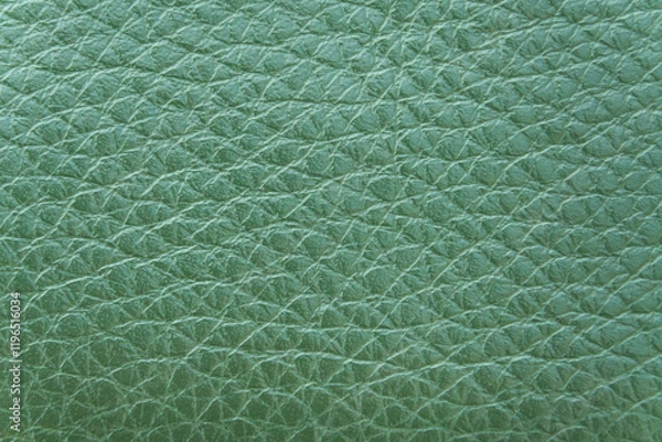 Obraz Green leather texture, soft texture, green leather background, abstract background.