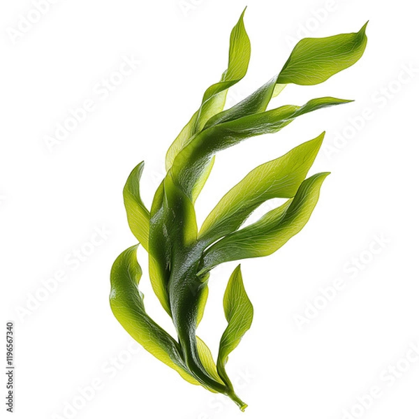 Obraz seaweed kelp plants isolated on transparent background,  cutout png