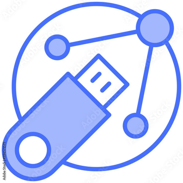 Fototapeta Flash Drive Icon