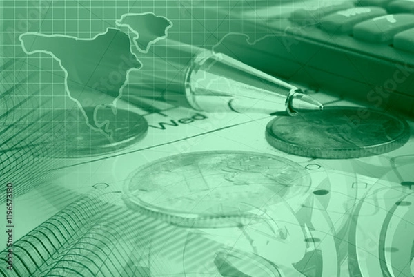 Obraz Business collage