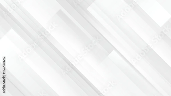 Fototapeta Modern white background with stripes and minimalist design for business and professional banner