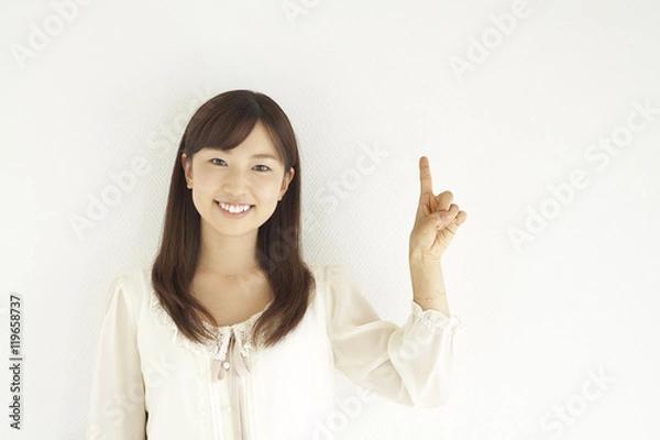 Fototapeta 笑顔の女性