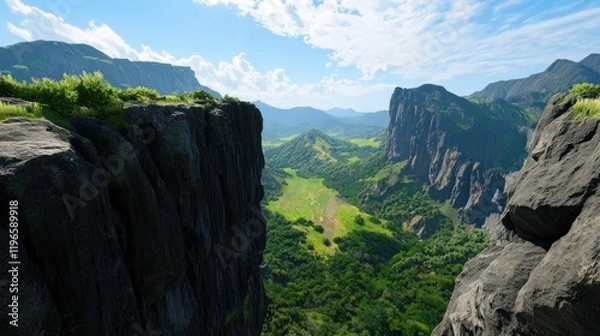 Obraz Mountain Valley Panorama
