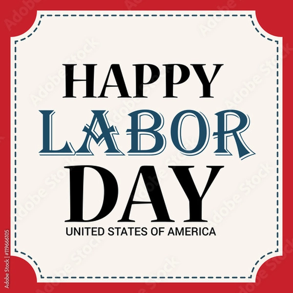 Obraz Happy Labor Day.