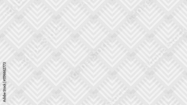 Fototapeta A seamless geometric pattern with a gray-scale diamond and chevron design. The minimalist and clean aesthetic gives it a modern and sophisticated appearance