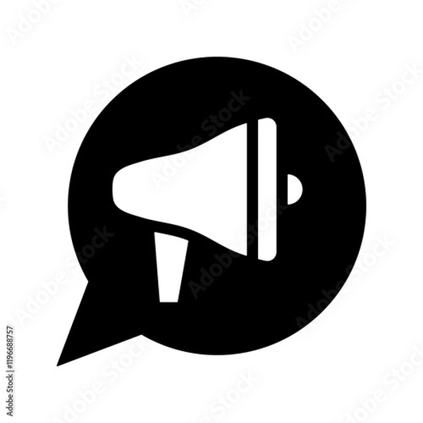 Fototapeta Press Release Icon