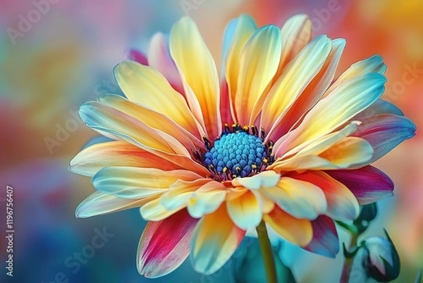 Obraz Vibrant Colorful Flower Close-up