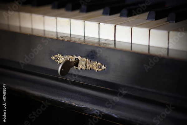 Obraz Klavier Piano Schlüssel