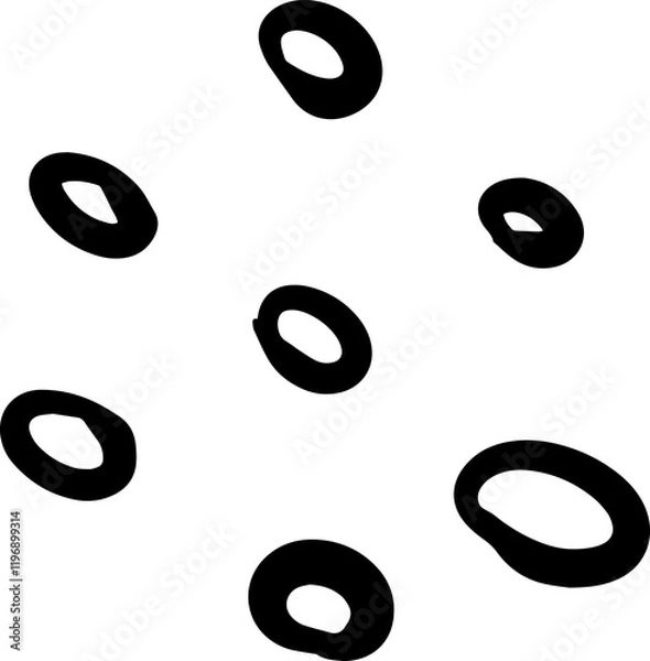 Obraz Hand Drawn Dots